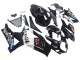 Noir Brillant Blanc West Carénage Moto Suzuki GSXR 1000 2007-2008