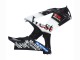 Noir Brillant Blanc West Carénage Moto Suzuki GSXR 1000 2007-2008