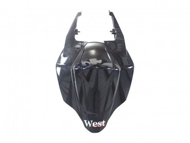 Noir Brillant Blanc West Carénage Moto Suzuki GSXR 1000 2007-2008