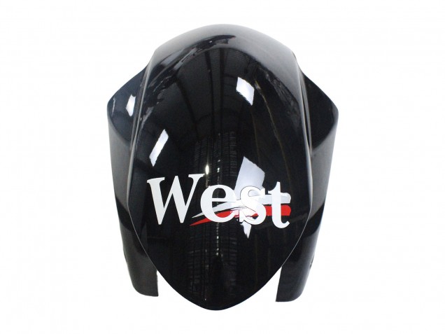 Noir Brillant Blanc West Carénage Moto Suzuki GSXR 1000 2007-2008