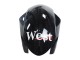 Noir Brillant Blanc West Carénage Moto Suzuki GSXR 1000 2007-2008