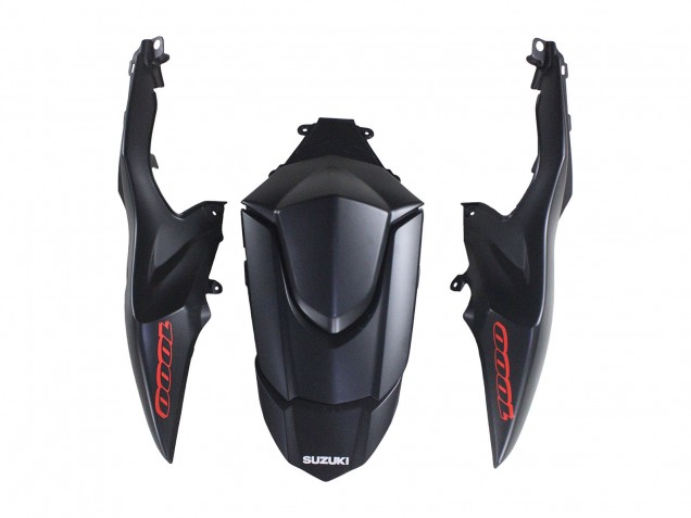 Noir Mat Rouge Décalque Carénage Moto Suzuki GSXR 1000 2007-2008