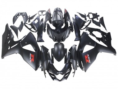 Noir Mat Rouge Décalque Carénage Moto Suzuki GSXR 1000 2007-2008 Pas Chère