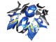 Bleu Jaune Noir Carénage Moto Suzuki GSXR 1000 2007-2008