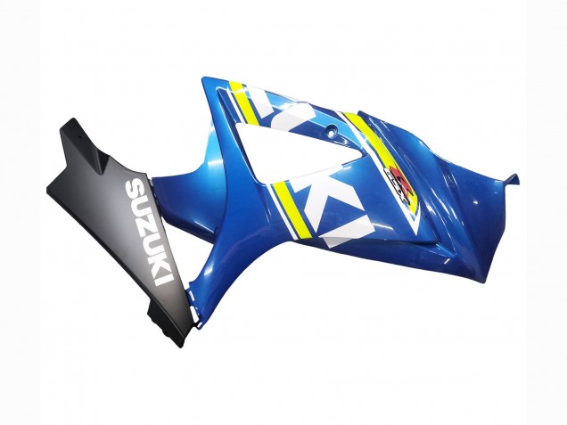 Bleu Jaune Noir Carénage Moto Suzuki GSXR 1000 2007-2008