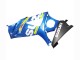Bleu Jaune Noir Carénage Moto Suzuki GSXR 1000 2007-2008