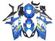 Bleu Jaune Noir Carénage Moto Suzuki GSXR 1000 2007-2008