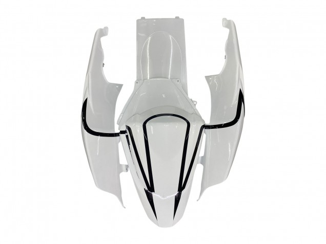 Blanc Noir Alstare Corona Motul Carénage Moto Suzuki GSXR 1000 2007-2008