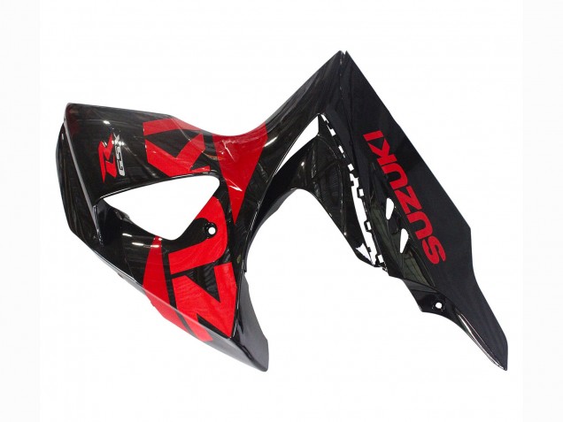 Noir Brillant Rouge Kits Carénages Moto Suzuki GSXR 1000 2009-2016