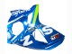 Bleu Clair Vert Motul 29 Ecstar Carénage Moto Suzuki GSXR 1000 2009-2016