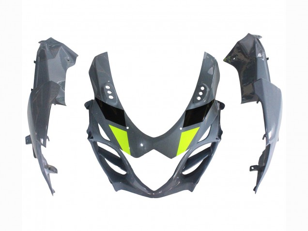Gris Jaune Néon Noir Motul Carénage Moto Suzuki GSXR 1000 2009-2016