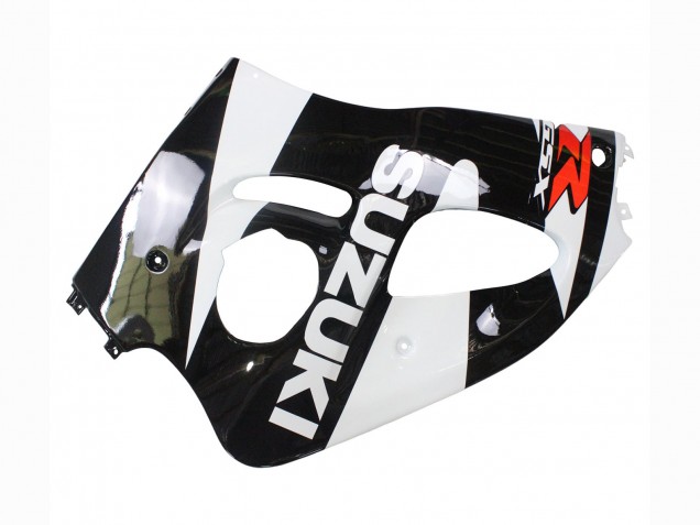 Noir Blanc Carénage Moto Suzuki GSXR 600 / GSXR 750 1996-2000