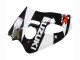 Noir Blanc Carénage Moto Suzuki GSXR 600 / GSXR 750 1996-2000