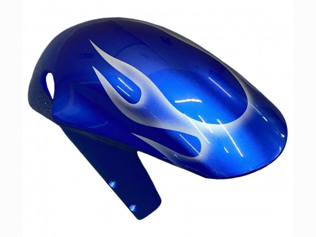 Bleu Blanc Flamme Carénage Moto Suzuki GSXR 600 / GSXR 750 2001-2003