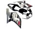 Argent Noir Brillant Rouge Carénages Moto Suzuki GSXR 600 / GSXR 750 2001-2003