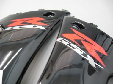 Noir Brillant Rouge Blanc Carénage Moto Suzuki GSXR 600 / GSXR 750 2001-2003 Pas Chère