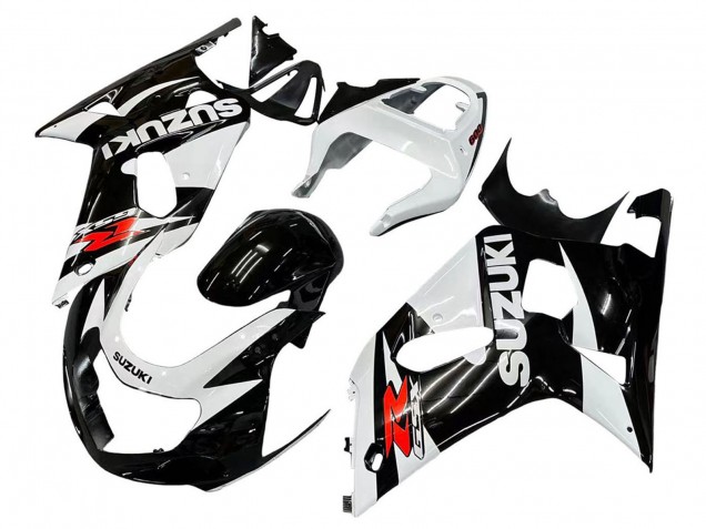 Blanc Noir Brillant Rouge Carénage Moto Suzuki GSXR 600 / GSXR 750 2001-2003