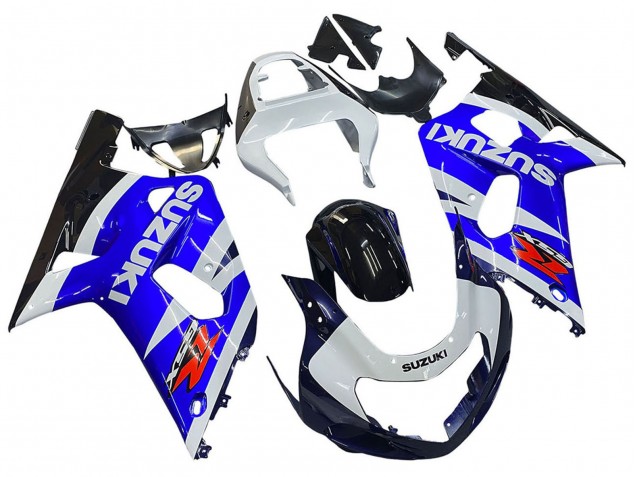 Bleu Blanc Noir Brillant Rouge Carénage Moto Suzuki GSXR 600 / GSXR 750 2001-2003