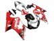 Rouge Blanc Noir Brillant Carénages Moto Suzuki GSXR 600 / GSXR 750 2001-2003