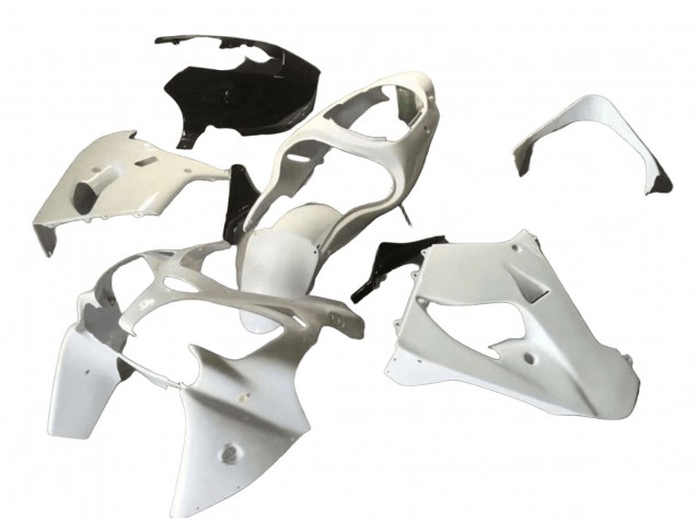 Blanc Noir Carénage Moto Kawasaki ZX9R 2000-2001