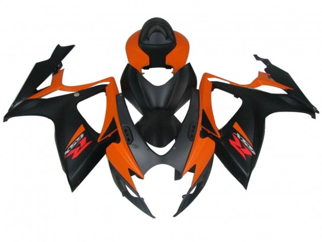 Rouge Noir Carénage Moto Suzuki GSXR 600 / GSXR 750 2004-2005