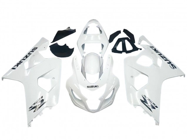 Blanc Perle Carénage Moto Suzuki GSXR 600 / GSXR 750 2004-2005