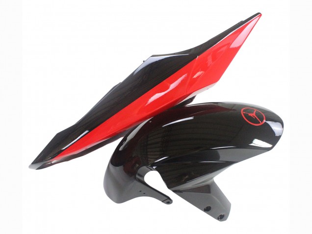 Noir Brillant Rouge Jordan Michelin Carénage Moto Suzuki GSXR 600 / GSXR 750 2004-2005