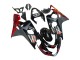 Noir Gris Rouge Carénage Moto Suzuki GSXR 600 / GSXR 750 2004-2005
