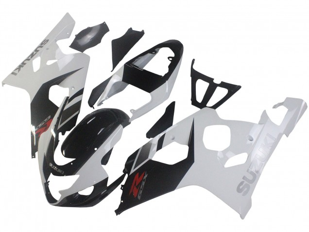 Blanc Noir Rouge Carénage Moto Suzuki GSXR 600 / GSXR 750 2004-2005