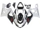 Blanc Noir Rouge Carénage Moto Suzuki GSXR 600 / GSXR 750 2004-2005