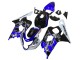 Blanc Bleu Noir Corona Motul Carénages Moto Suzuki GSXR 600 / GSXR 750 2004-2005