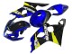 Bleu Jaune Noir Carénage Moto Suzuki GSXR 600 / GSXR 750 2004-2005