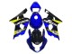 Bleu Jaune Noir Carénage Moto Suzuki GSXR 600 / GSXR 750 2004-2005