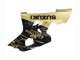 Noir Brillant Or Corona Carénage Moto Suzuki GSXR 600 / GSXR 750 2004-2005