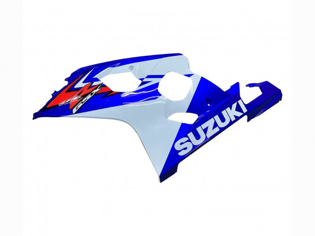 Blanc Bleu Rouge Carénages Moto Suzuki GSXR 600 / GSXR 750 2004-2005
