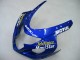 Bleu Blanc Jaune Vert Telefonica Motul MoviStar Carénages Moto Suzuki GSXR 600 / GSXR 750 2004-2005