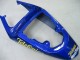Bleu Blanc Jaune Vert Telefonica Motul MoviStar Carénages Moto Suzuki GSXR 600 / GSXR 750 2004-2005