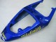 Bleu Blanc Jaune Vert Telefonica Motul MoviStar Carénages Moto Suzuki GSXR 600 / GSXR 750 2004-2005