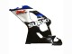 Bleu Blanc Noir Carénage Moto Suzuki GSXR 600 / GSXR 750 2004-2005