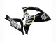 Noir Brillant Blanc Motul Lucky Strike Carénage Moto Suzuki GSXR 600 / GSXR 750 2006-2007