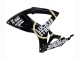 Noir Brillant Blanc Motul Lucky Strike Carénage Moto Suzuki GSXR 600 / GSXR 750 2006-2007