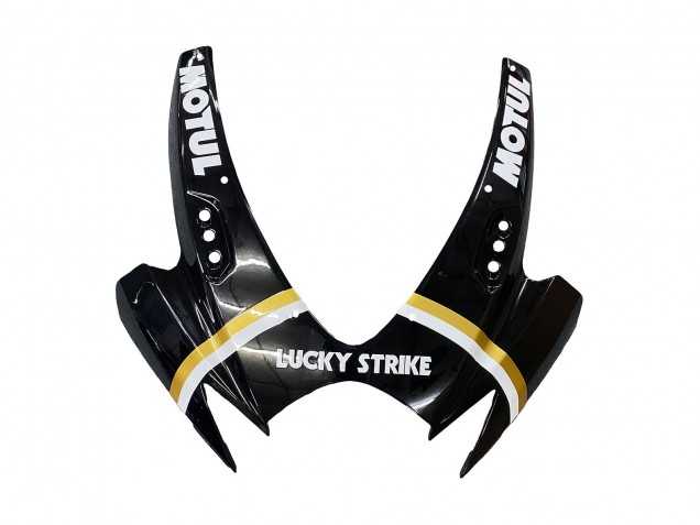 Noir Brillant Blanc Motul Lucky Strike Carénage Moto Suzuki GSXR 600 / GSXR 750 2006-2007