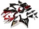 Rouge Blanc Noir Jaune Carénage Moto Suzuki GSXR 600 / GSXR 750 2006-2007