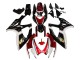 Rouge Blanc Noir Jaune Carénage Moto Suzuki GSXR 600 / GSXR 750 2006-2007