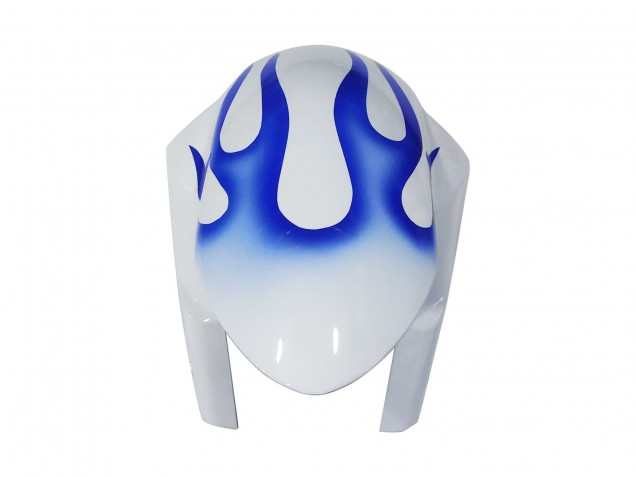 Blanc Bleu Flamme Carénage Moto Suzuki GSXR 600 / GSXR 750 2006-2007