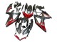 Noir Mat Rouge Carénage Moto Suzuki GSXR 600 / GSXR 750 2008-2010