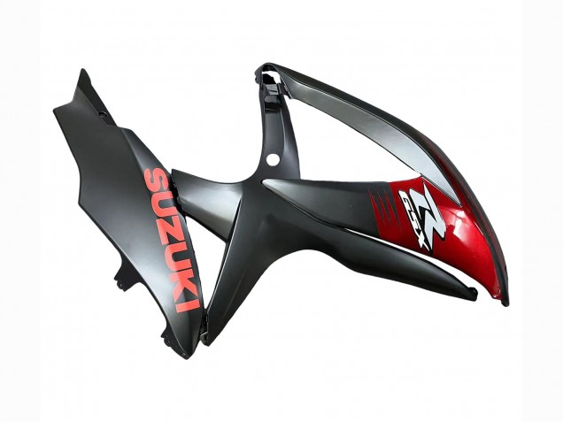 Noir Mat Rouge Carénage Moto Suzuki GSXR 600 / GSXR 750 2008-2010