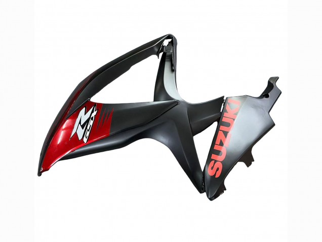 Noir Mat Rouge Carénage Moto Suzuki GSXR 600 / GSXR 750 2008-2010