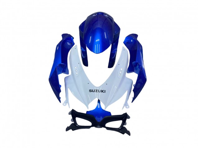 Bleu Blanc Rouge Kits Carénages Moto Suzuki GSXR 600 / GSXR 750 2008-2010