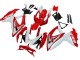 Blanc Rouge Noir Carénage Moto Suzuki GSXR 600 / GSXR 750 2008-2010